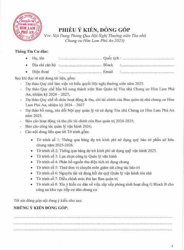 HỘI NGHỊ THƯỜNG NIÊN 2025